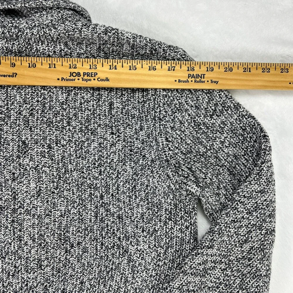Faherty Men's Marled Cotton Cardigan Shawl Collar Sweater Medium Cosby Grandpa